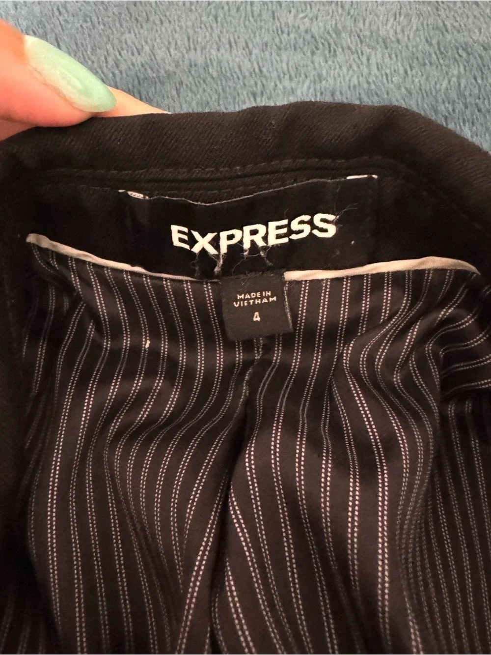 Express Black Single-Button Women's Blazer